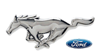 Logo de la marque Ford Mustang, référencée chez Starge location